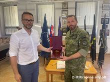 Návšteva druhého štátneho tajomníka na pôde 5.pluku špeciálneho určenia