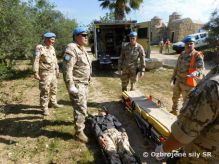 Príprava príslušníkov Sektoru 4 pred inšpekciou vojenského veliteľa operácie UNFICYP vrcholí